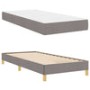 Box spring seng Taupe og Brun 80 x 200 cm