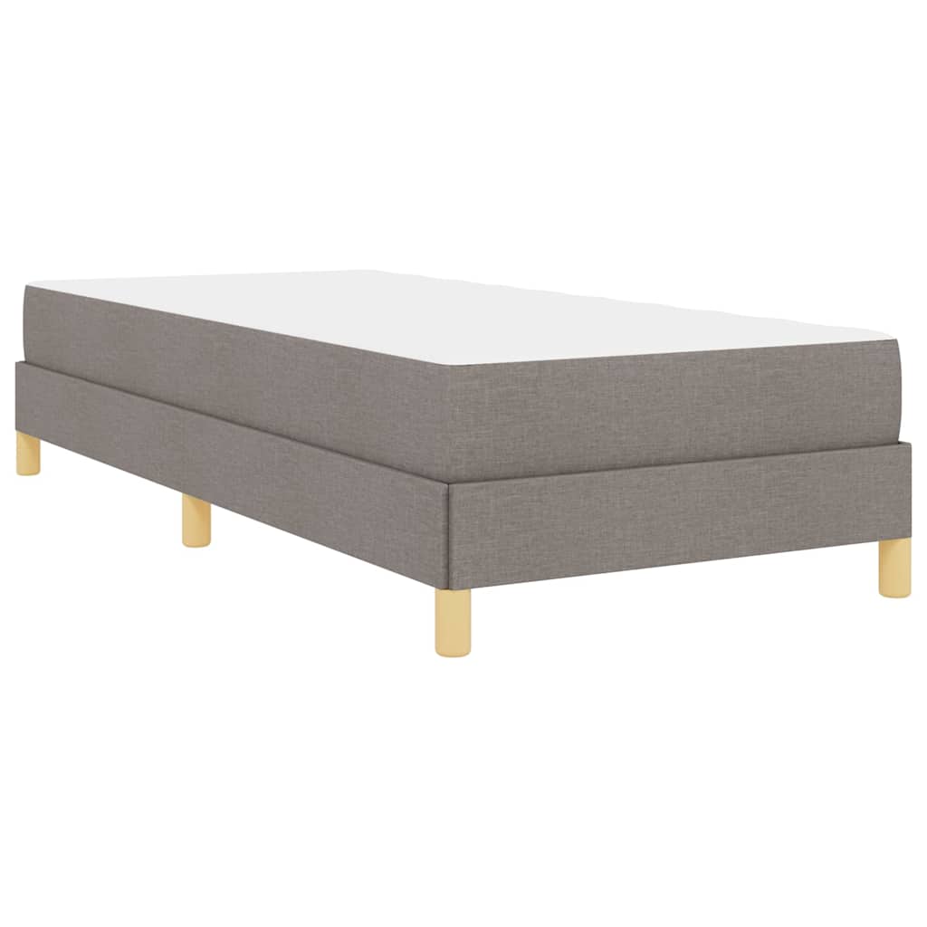 Box spring seng Taupe og Brun 80 x 200 cm