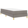 Box spring seng Taupe og Brun 80 x 200 cm