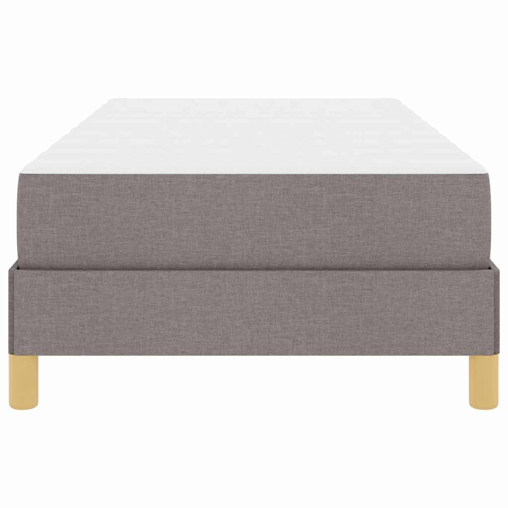 Box spring seng Taupe og Brun 80 x 200 cm