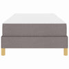 Box spring seng Taupe og Brun 80 x 200 cm