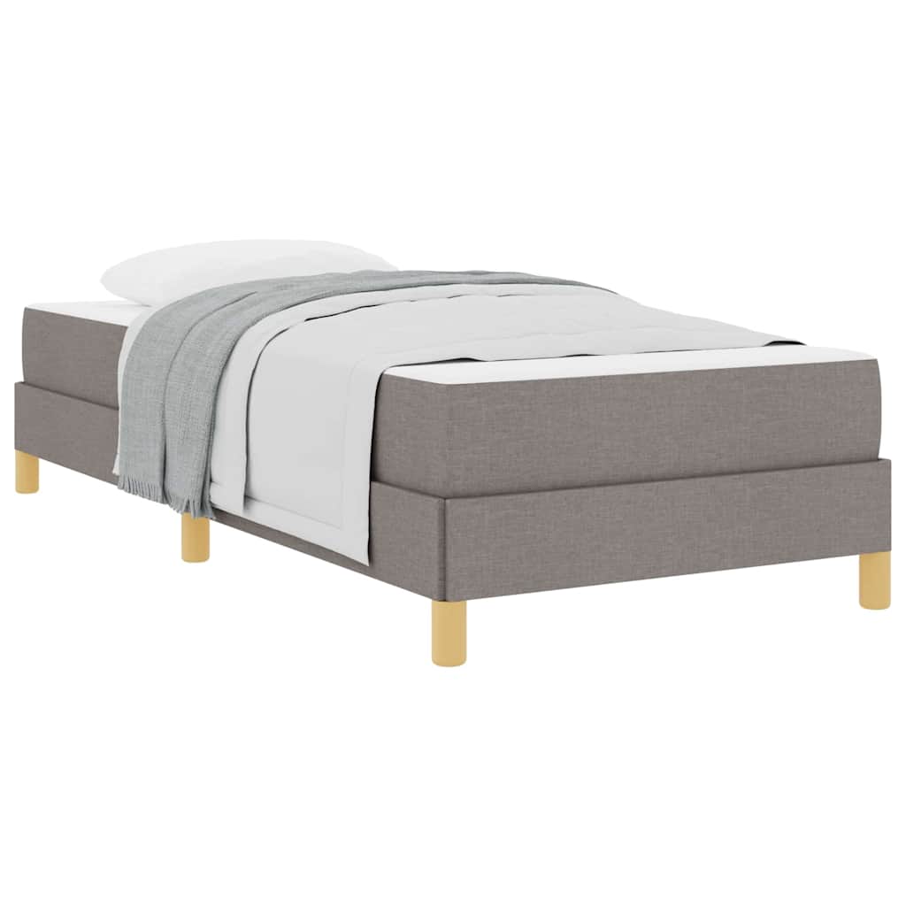 Box spring seng Taupe og Brun 80 x 200 cm