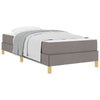 Box spring seng Taupe og Brun 80 x 200 cm