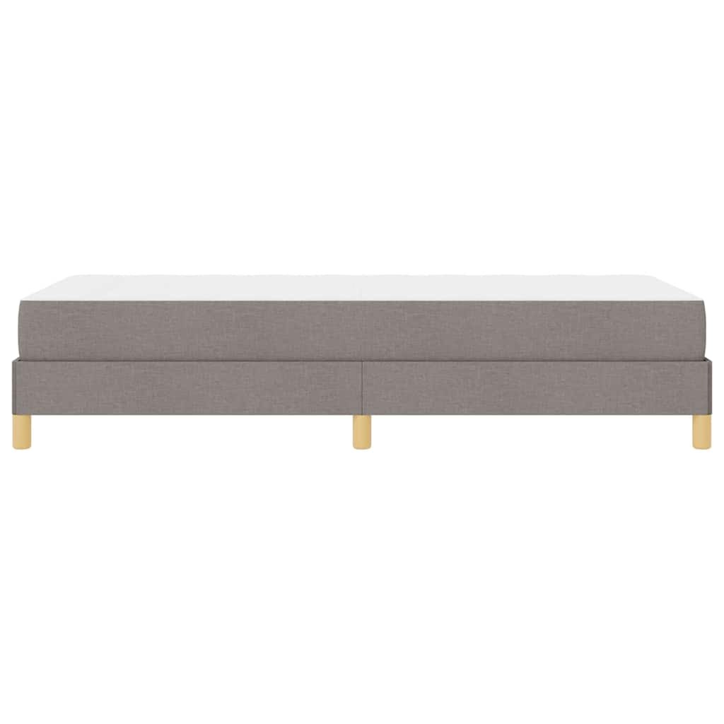 Box spring seng Taupe og Brun 80 x 200 cm