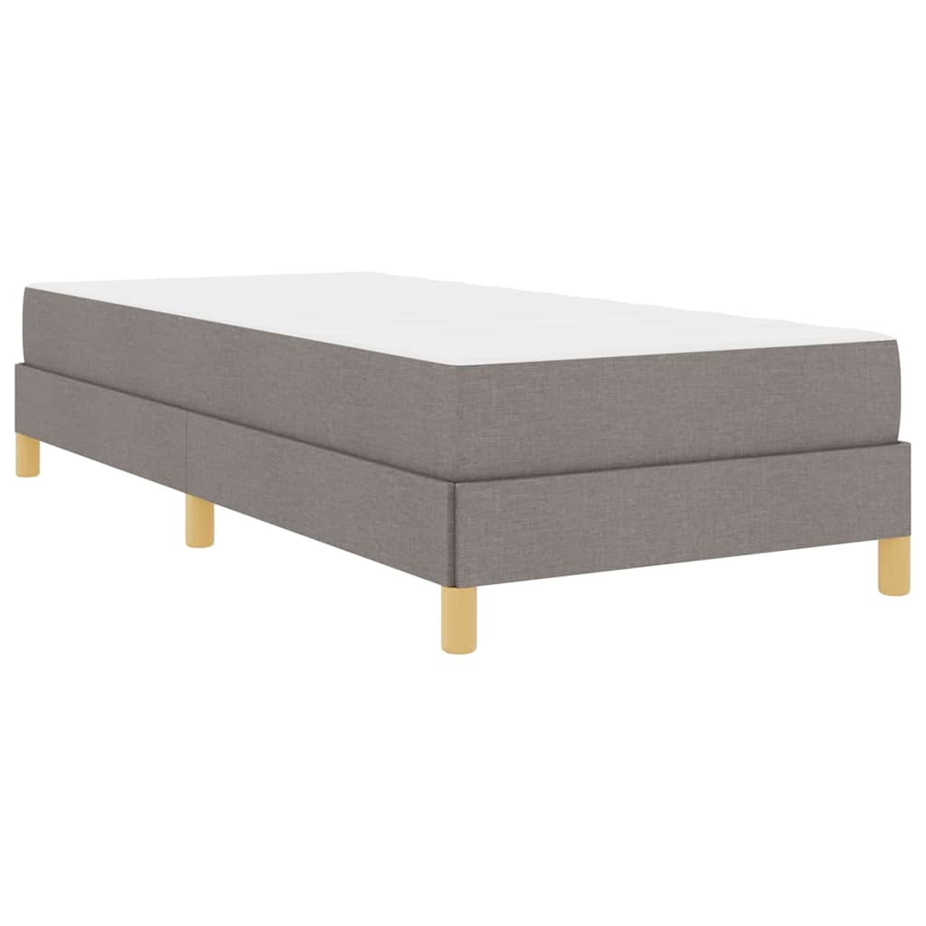 Box spring seng Taupe og Brun 90 x 190 cm