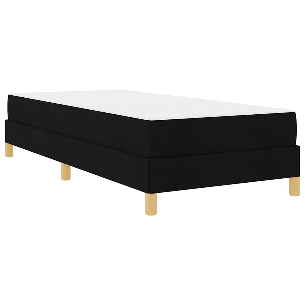Box spring seng Sort og Brunt 90 x 200 cm