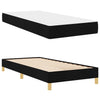 Box spring seng Sort og Brunt 90 x 200 cm