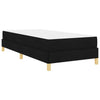 Box spring seng Sort og Brunt 90 x 200 cm