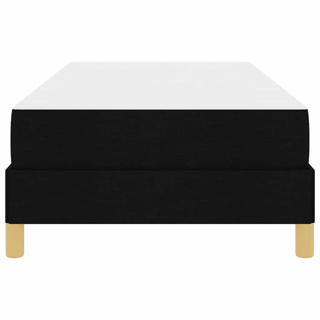 Box spring seng Sort og Brunt 90 x 200 cm
