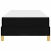 Box spring seng Sort og Brunt 90 x 200 cm