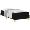 Box spring seng Sort og Brunt 90 x 200 cm