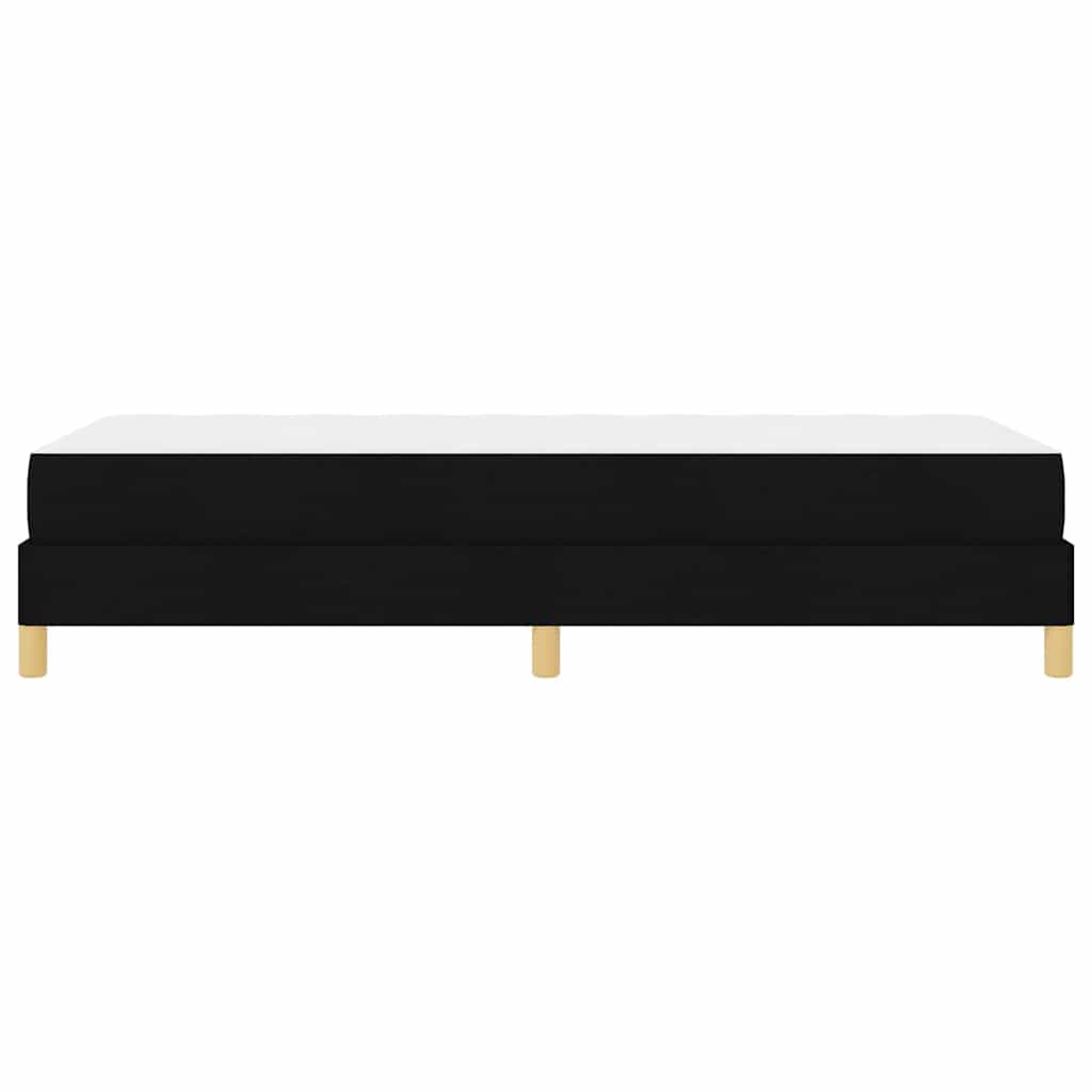 Box spring seng Sort og Brunt 90 x 200 cm
