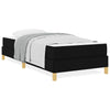 Box spring seng Sort og Brunt 90 x 200 cm