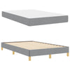 Box spring seng Lysegrå og Brun 120 x 190 cm