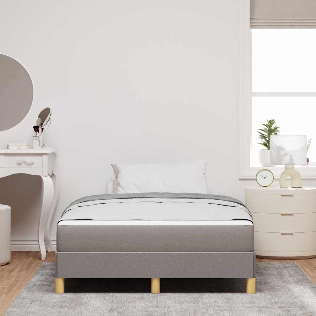 Box spring seng Taupe og Brun 120 x 190 cm