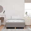 Box spring seng Taupe og Brun 120 x 190 cm