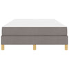 Box spring seng Taupe og Brun 120 x 190 cm