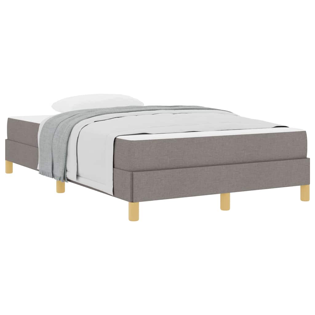 Box spring seng Taupe og Brun 120 x 190 cm