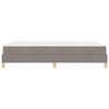 Box spring seng Taupe og Brun 120 x 190 cm