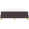 Box spring seng Brun 140 x 200 cm Stof og konstrueret træ
