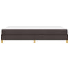Box spring seng Brun 140 x 200 cm Stof og konstrueret træ