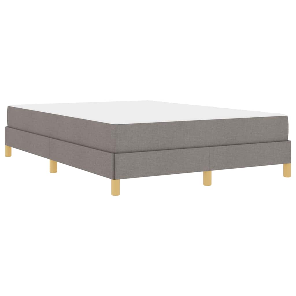 Box spring seng Taupe og Brun 140 x 200 cm