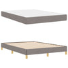 Box spring seng Taupe og Brun 140 x 200 cm