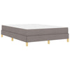 Box spring seng Taupe og Brun 140 x 200 cm