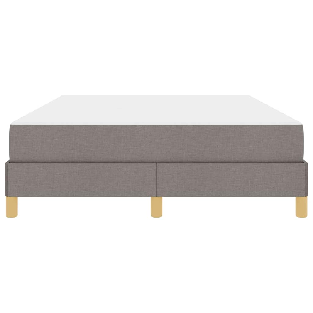 Box spring seng Taupe og Brun 140 x 200 cm