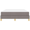 Box spring seng Taupe og Brun 140 x 200 cm