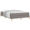 Box spring seng Taupe og Brun 140 x 200 cm