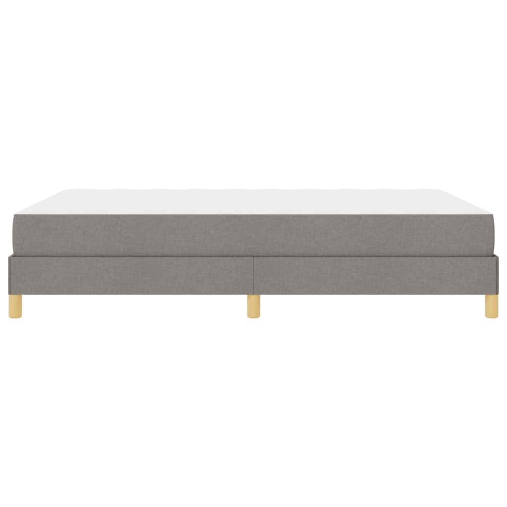 Box spring seng Taupe og Brun 140 x 200 cm