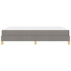 Box spring seng Taupe og Brun 140 x 200 cm