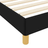 Box spring seng Sort og Brunt 160 x 200 cm