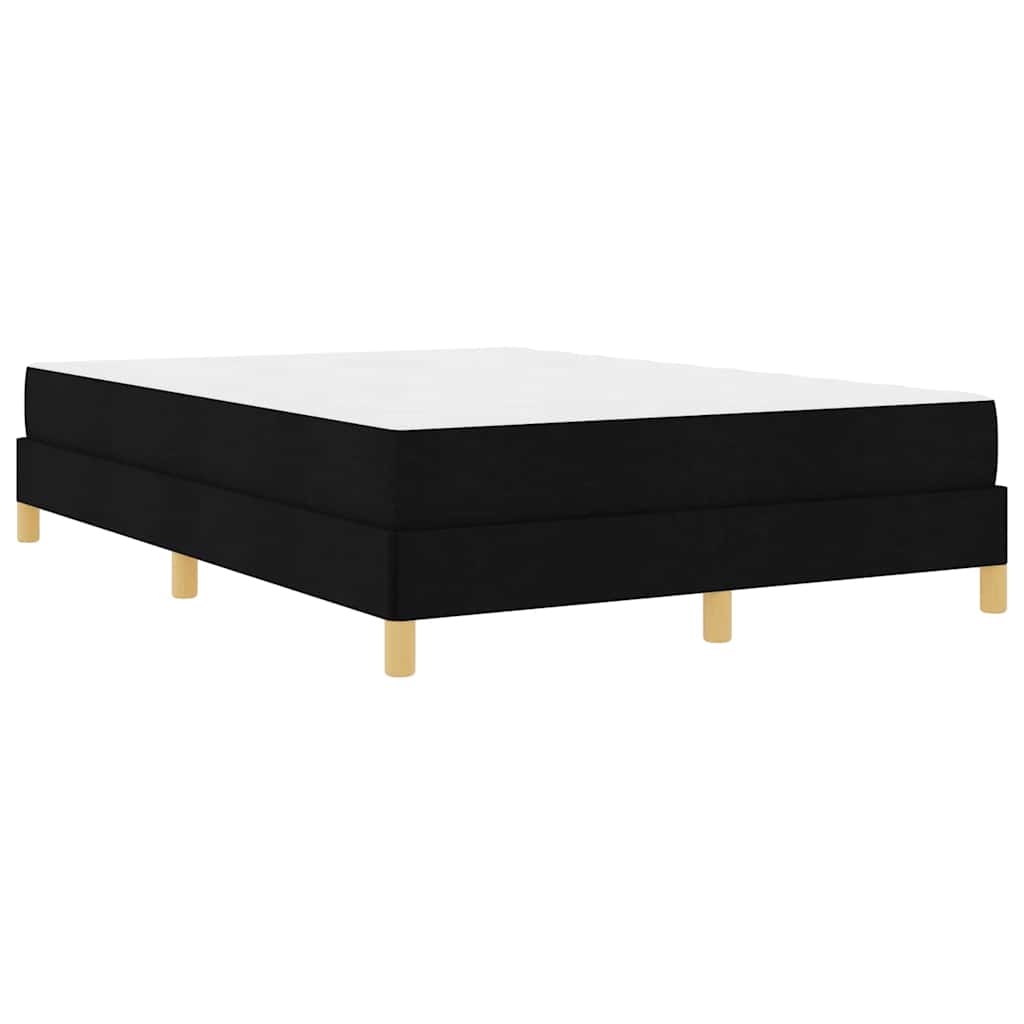 Box spring seng Sort og Brunt 160 x 200 cm