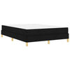 Box spring seng Sort og Brunt 160 x 200 cm