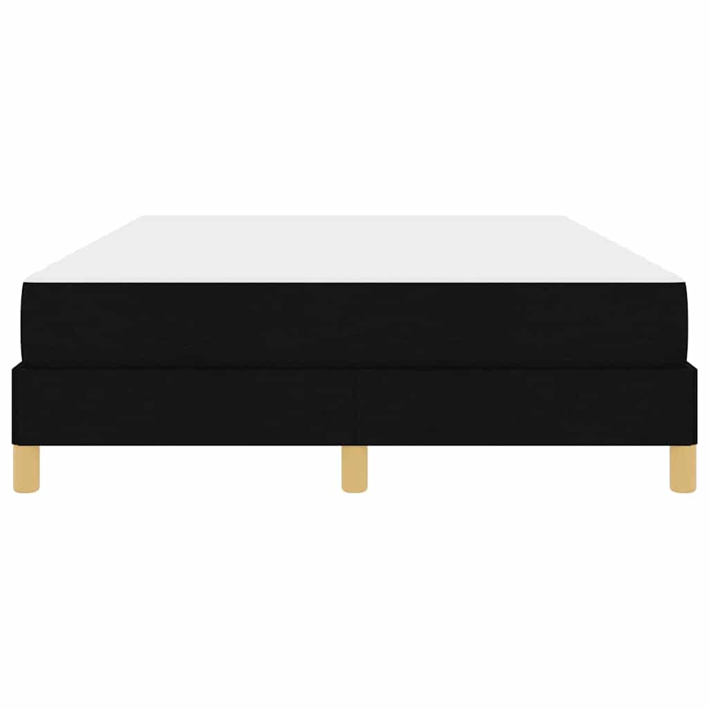 Box spring seng Sort og Brunt 160 x 200 cm