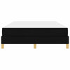 Box spring seng Sort og Brunt 160 x 200 cm