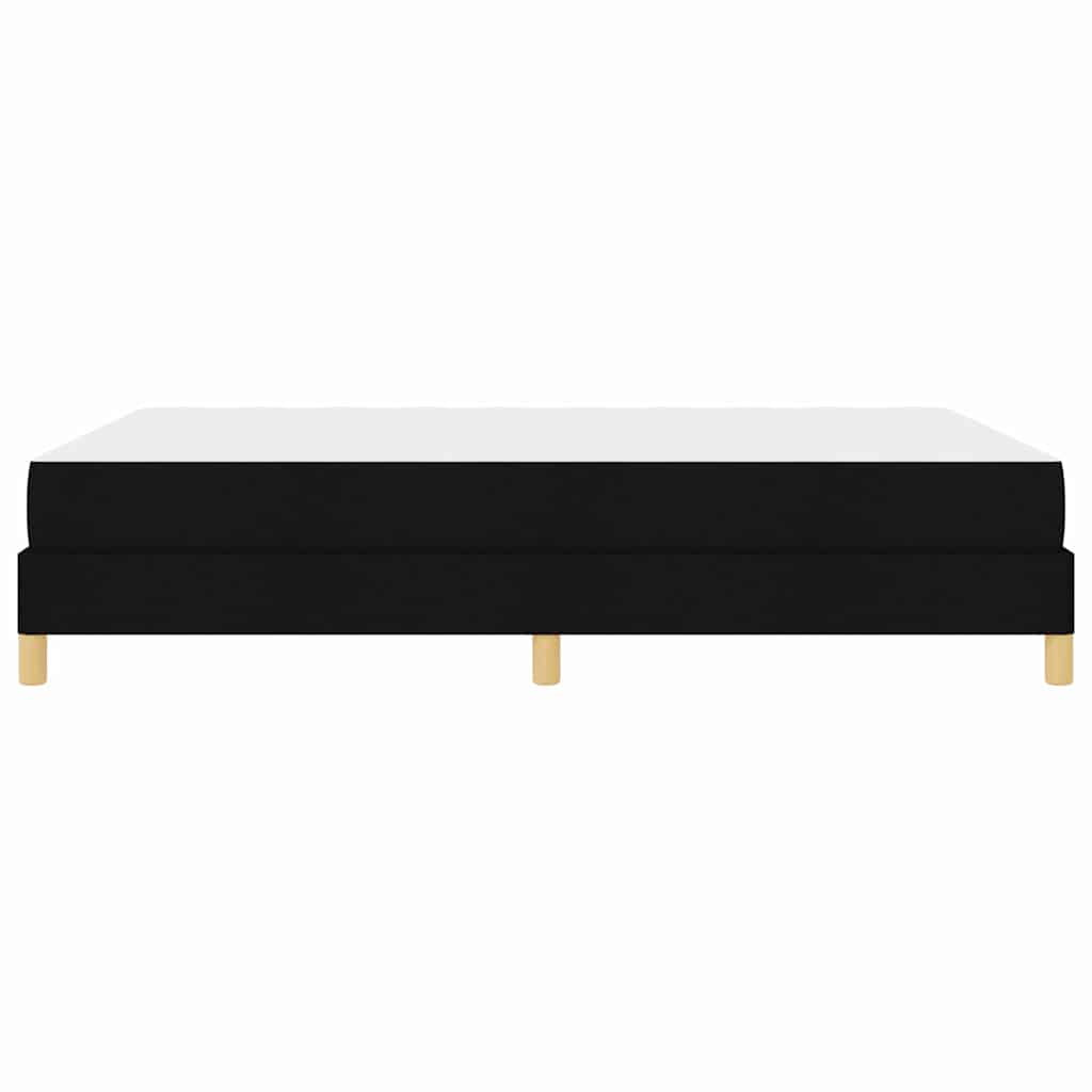 Box spring seng Sort og Brunt 160 x 200 cm