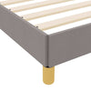 Box spring seng Taupe og Brun 180 x 200 cm