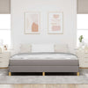 Box spring seng Taupe og Brun 180 x 200 cm