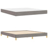 Box spring seng Taupe og Brun 180 x 200 cm