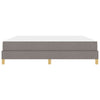 Box spring seng Taupe og Brun 180 x 200 cm
