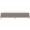 Box spring seng Taupe og Brun 180 x 200 cm