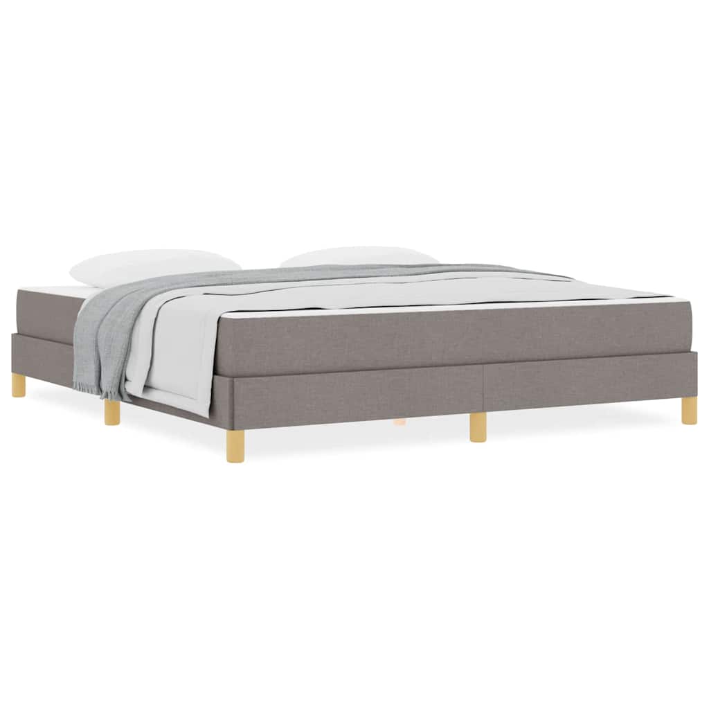 Box spring seng Taupe og Brun 180 x 200 cm