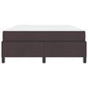 Box spring seng Brun 140 x 200 cm Stof og konstrueret træ