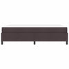 Box spring seng Brun 140 x 200 cm Stof og konstrueret træ