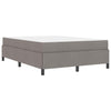 Box spring seng Gråbrun og Sort 140 x 200 cm