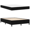Box spring seng Sort og sort 160 x 200 cm