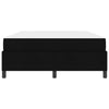 Box spring seng Sort og sort 160 x 200 cm